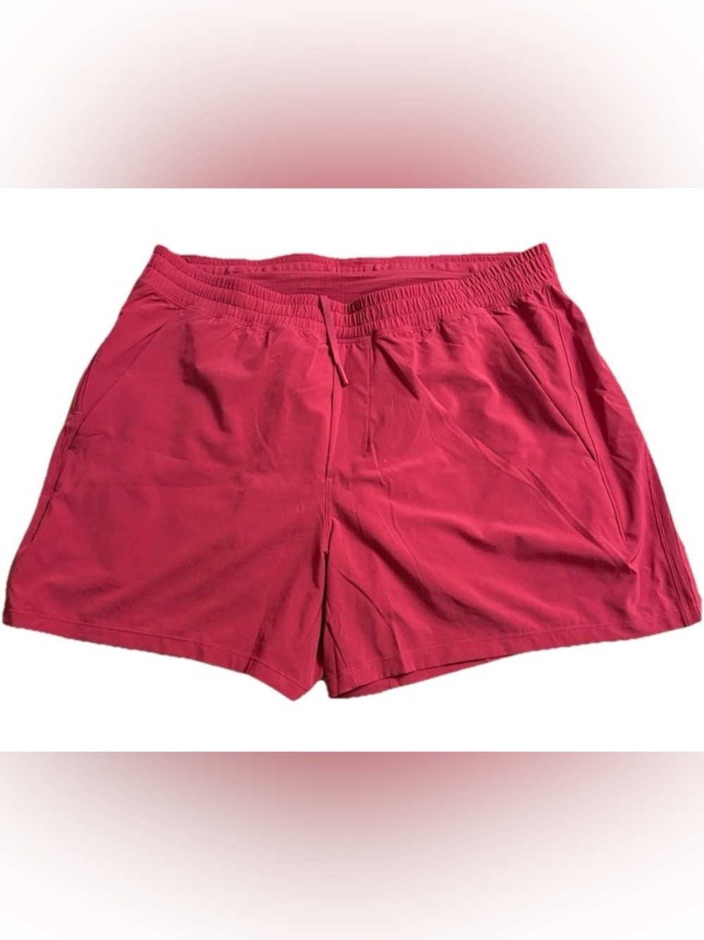 Lululemon Men’s Pace Breaker Lined  5 in Inseam XL Bright Red/Pink NWOT